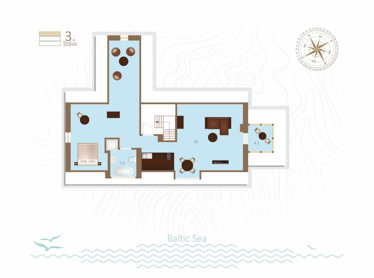 Villa Gaida Saulkrasti Eksteriør bilde